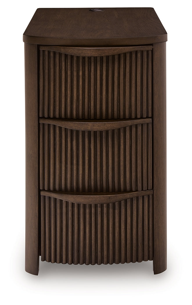 Camdill Dark Brown Chairside End Table by Ashley at Eve Furniture