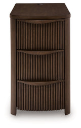 Camdill Dark Brown Chairside End Table by Ashley at Eve Furniture