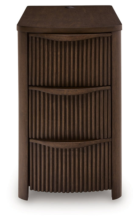 Camdill Dark Brown Chairside End Table by Ashley at Eve Furniture
