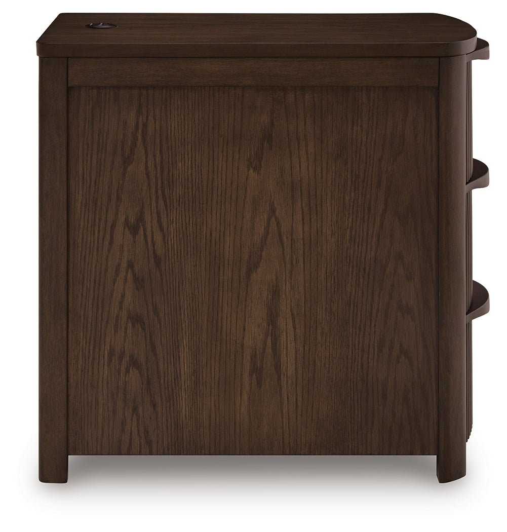 Camdill Dark Brown Chairside End Table by Ashley at Eve Furniture