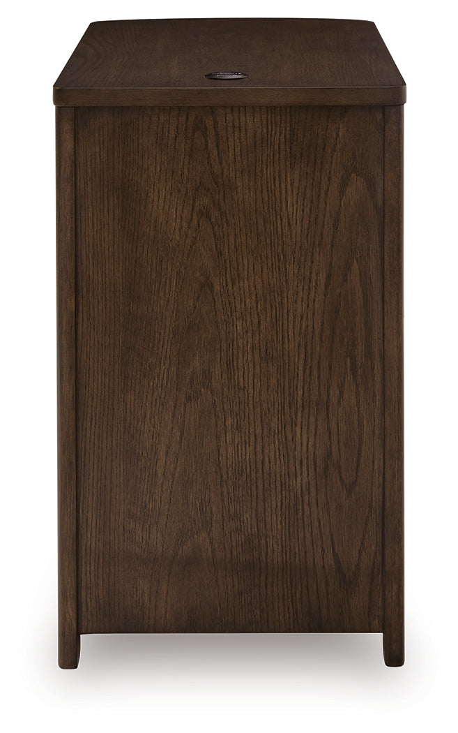 Camdill Dark Brown Chairside End Table by Ashley at Eve Furniture