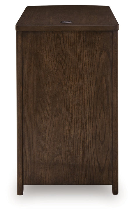 Camdill Dark Brown Chairside End Table by Ashley at Eve Furniture