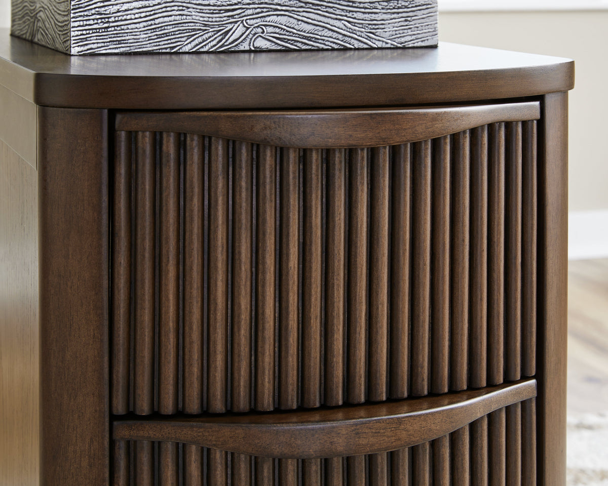 Camdill Dark Brown Chairside End Table by Ashley at Eve Furniture