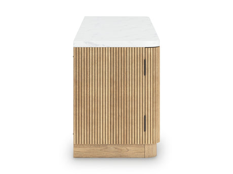 Camdill Light Brown 80" TV Stand by Ashley at Eve Furniture