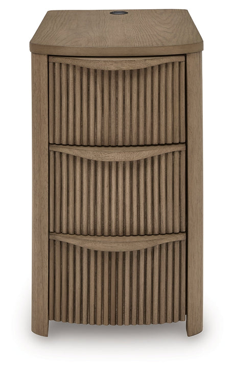 Camdill Light Brown Chairside End Table by Ashley at Eve Furniture