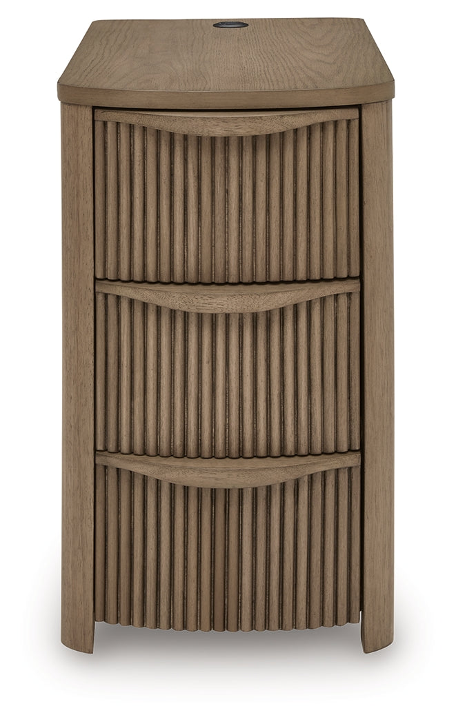 Camdill Light Brown Chairside End Table by ASHLEY FURNITURE at Eve Furniture