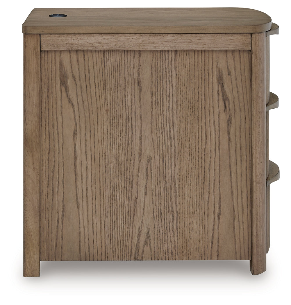 Camdill Light Brown Chairside End Table by ASHLEY FURNITURE at Eve Furniture