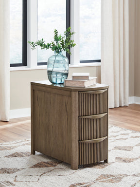 Camdill Light Brown Chairside End Table by ASHLEY FURNITURE at Eve Furniture