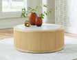 Camdill Light Brown/White Coffee Table by Ashley at Eve Furniture