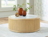 Camdill Light Brown/White Coffee Table by Ashley at Eve Furniture