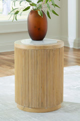 Camdill Light Brown/White End Table by Ashley at Eve Furniture