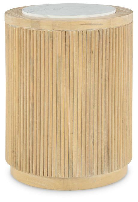 Camdill Light Brown/White End Table by Ashley at Eve Furniture