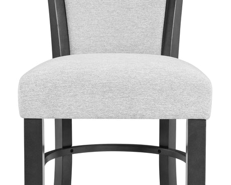 Camelia Dove Gray Round Counter Height Dining Set by Crown Mark at Eve Furniture