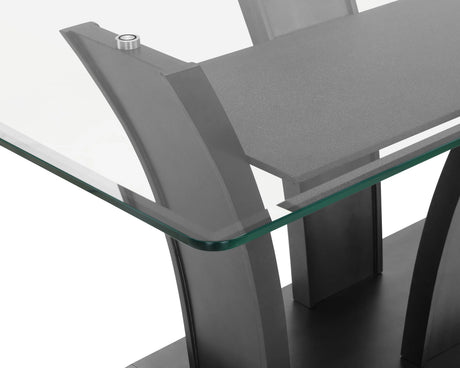 Camelia Gray and Gray Dining Set by Crown Mark at Eve Furniture