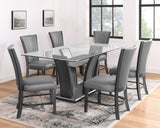 Camelia Gray and Gray Dining Set by Crown Mark at Eve Furniture