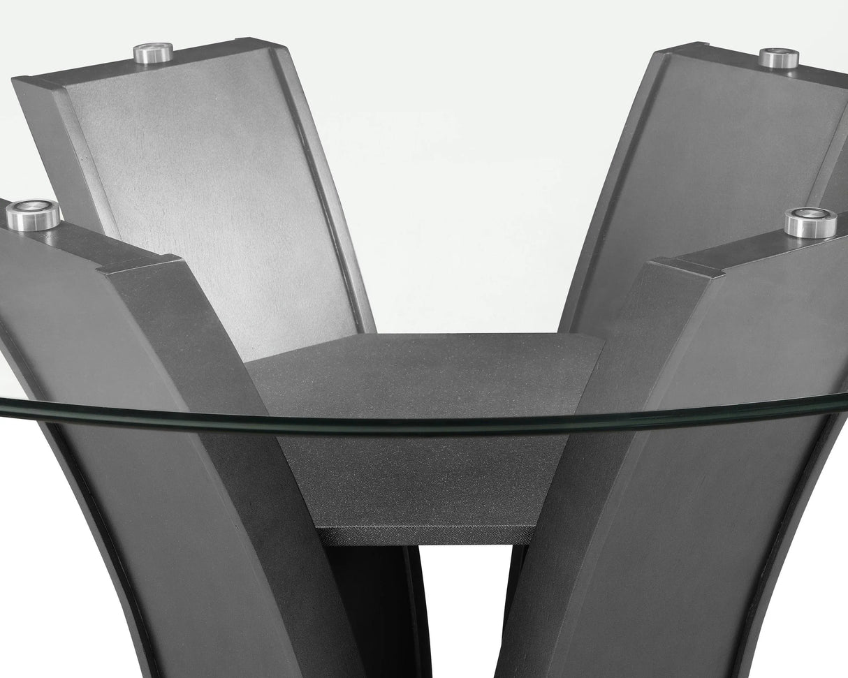 Camelia Gray Round Counter Height Table by Crown Mark at Eve Furniture