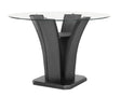Camelia Gray Round Counter Height Table by Crown Mark at Eve Furniture