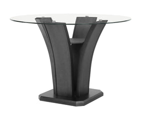 Camelia Gray Round Counter Height Table by Crown Mark at Eve Furniture