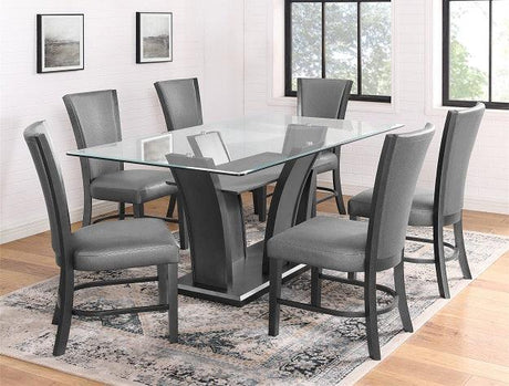 Camelia Gray Dining Chair, Set of 2 by Crown Mark at Eve Furniture