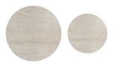 Camella Light Beige & Black Coffee Table Set (2-Piece) by Zuomod at Eve Furniture