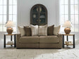 Camellia-Court Coffee 2-Piece Sectional Sofa