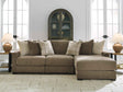Camellia-Court Coffee 3-Piece RAF Sectional with Chaise