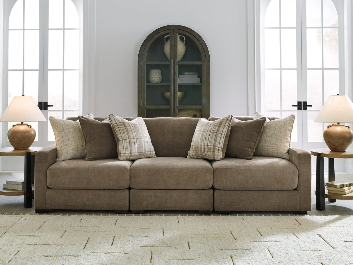 Camellia-Court Coffee Living Room Set by Ashley at Eve Furniture