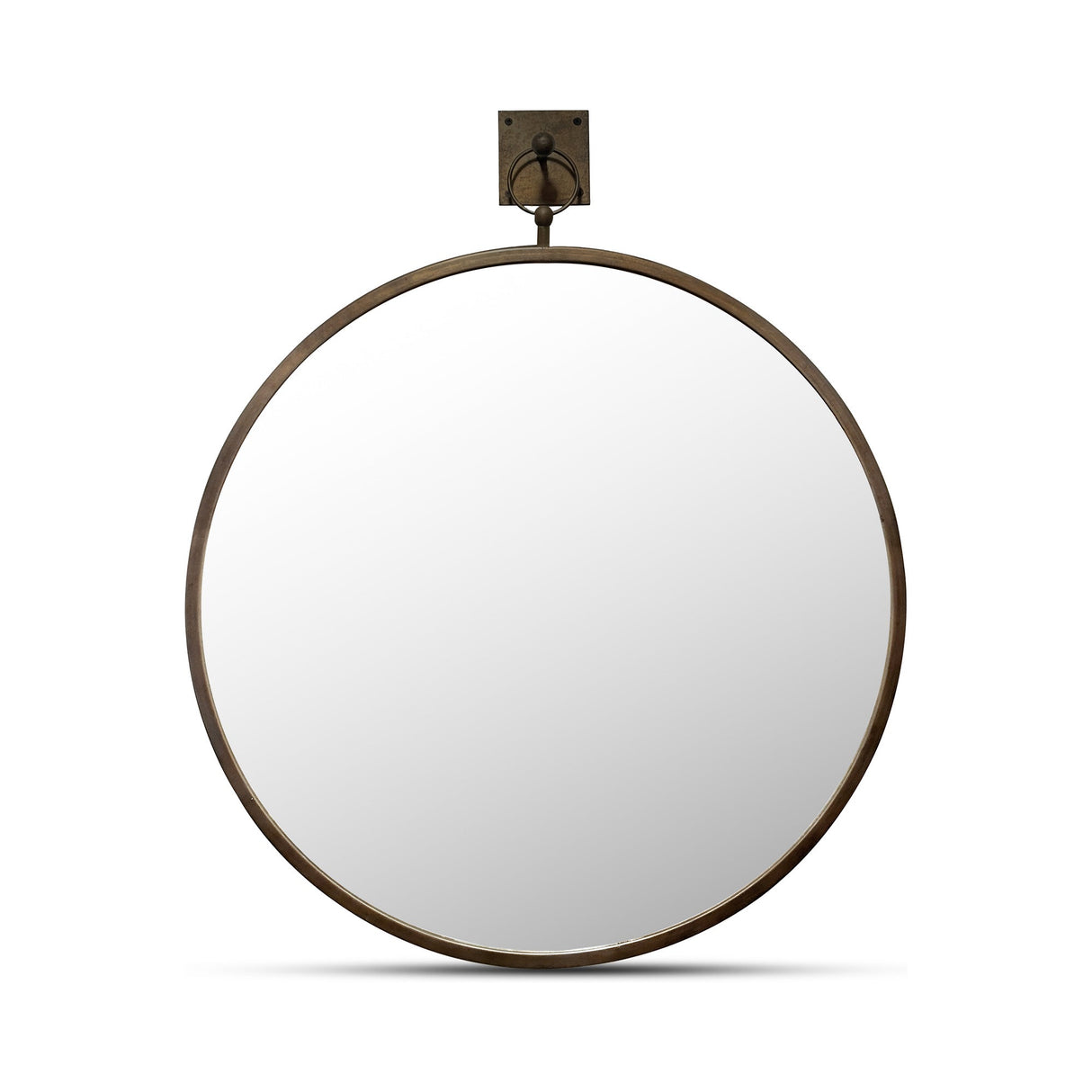 Cameo Aged Brass Mirror by MOES at Eve Furniture