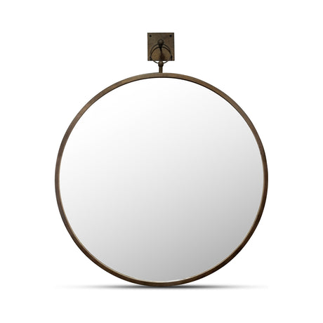 Cameo Aged Brass Mirror by MOES at Eve Furniture