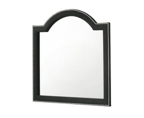 Cameo Black Bedroom Mirror by Crown Mark at Eve Furniture