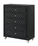 Cameo Black Chest by Crown Mark at Eve Furniture