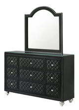Cameo Black Dresser by Crown Mark at Eve Furniture