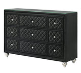 Cameo Black Dresser by Crown Mark at Eve Furniture
