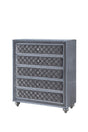 Cameo Gray Chest by Crown Mark at Eve Furniture