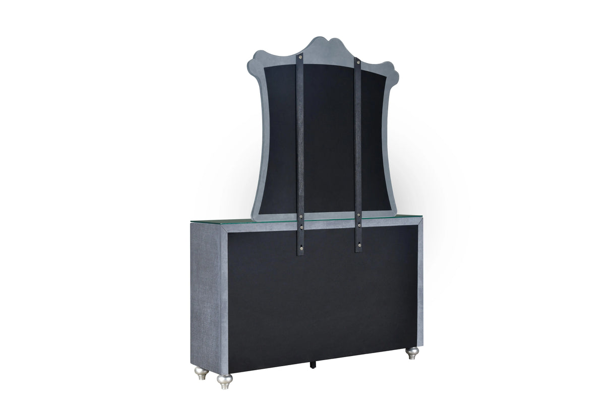 Cameo Gray Dresser by Crown Mark at Eve Furniture