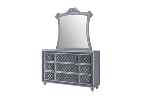 Cameo Gray Dresser by Crown Mark at Eve Furniture