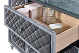 Cameo Gray Dresser by Crown Mark at Eve Furniture