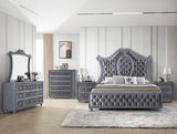 Cameo Gray Mirror ONLY by Crown Mark at Eve Furniture