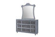 Cameo Gray Mirror ONLY by Crown Mark at Eve Furniture