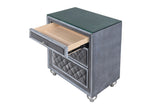 Cameo Gray Nightstand by Crown Mark at Eve Furniture
