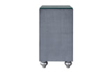 Cameo Gray Nightstand by Crown Mark at Eve Furniture