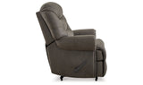 Camera Time Gunmetal Recliner by Ashley at Eve Furniture