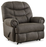 Camera Time Gunmetal Recliner by Ashley at Eve Furniture