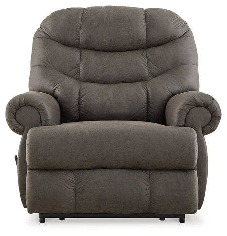 Camera Time Gunmetal Recliner by Ashley at Eve Furniture