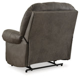 Camera Time Gunmetal Recliner by Ashley at Eve Furniture