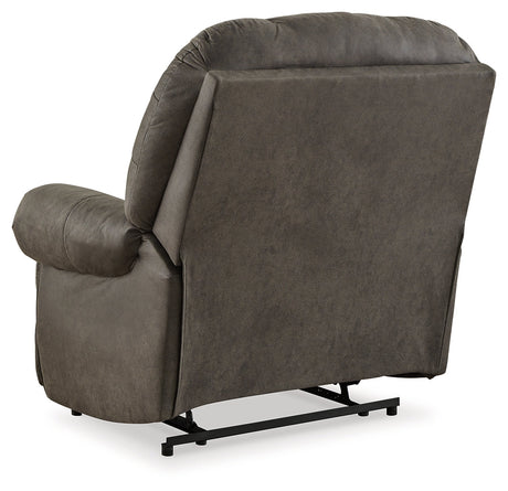 Camera Time Gunmetal Recliner by Ashley at Eve Furniture