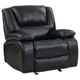 Camila Black 3-piece Upholstered Motion Reclining Sofa Set by Coaster at Eve Furniture