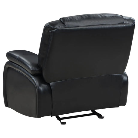Camila Black 3-piece Upholstered Motion Reclining Sofa Set by Coaster at Eve Furniture