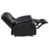 Camila Black 3-piece Upholstered Motion Reclining Sofa Set by Coaster at Eve Furniture