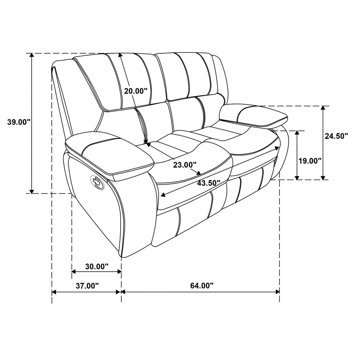 Camila Black 3-piece Upholstered Motion Reclining Sofa Set by Coaster at Eve Furniture